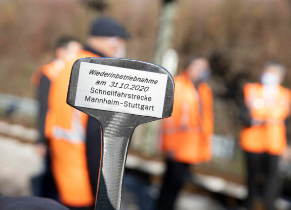 Erfolgreiche Wiederinbetriebnahme der Schnellfahrstrecke Mannheim - Stuttgart