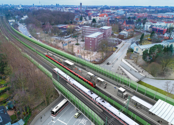 SPITZKE und die S-Bahn 4 in Hamburg und Schleswig-Holstein